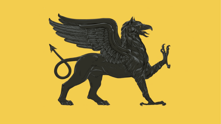 Tartarian Flag Showing a Griffon