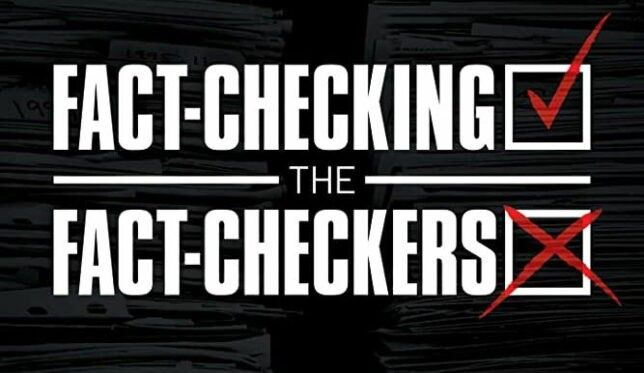 Fact checking the fact checkers