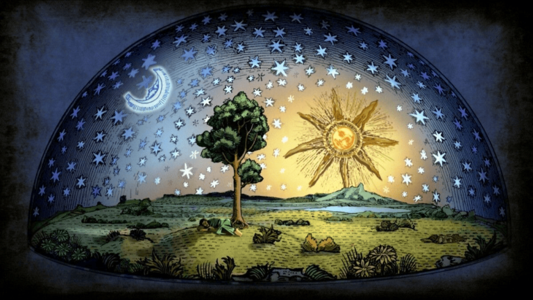 A picture showing a firmament