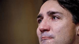 Tyrant Justin Trudeau Crying