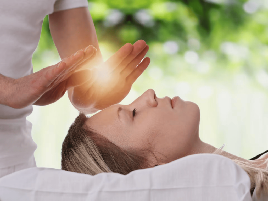 Healing Hands performing reiki