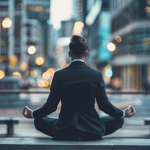 Meditating in the rat race